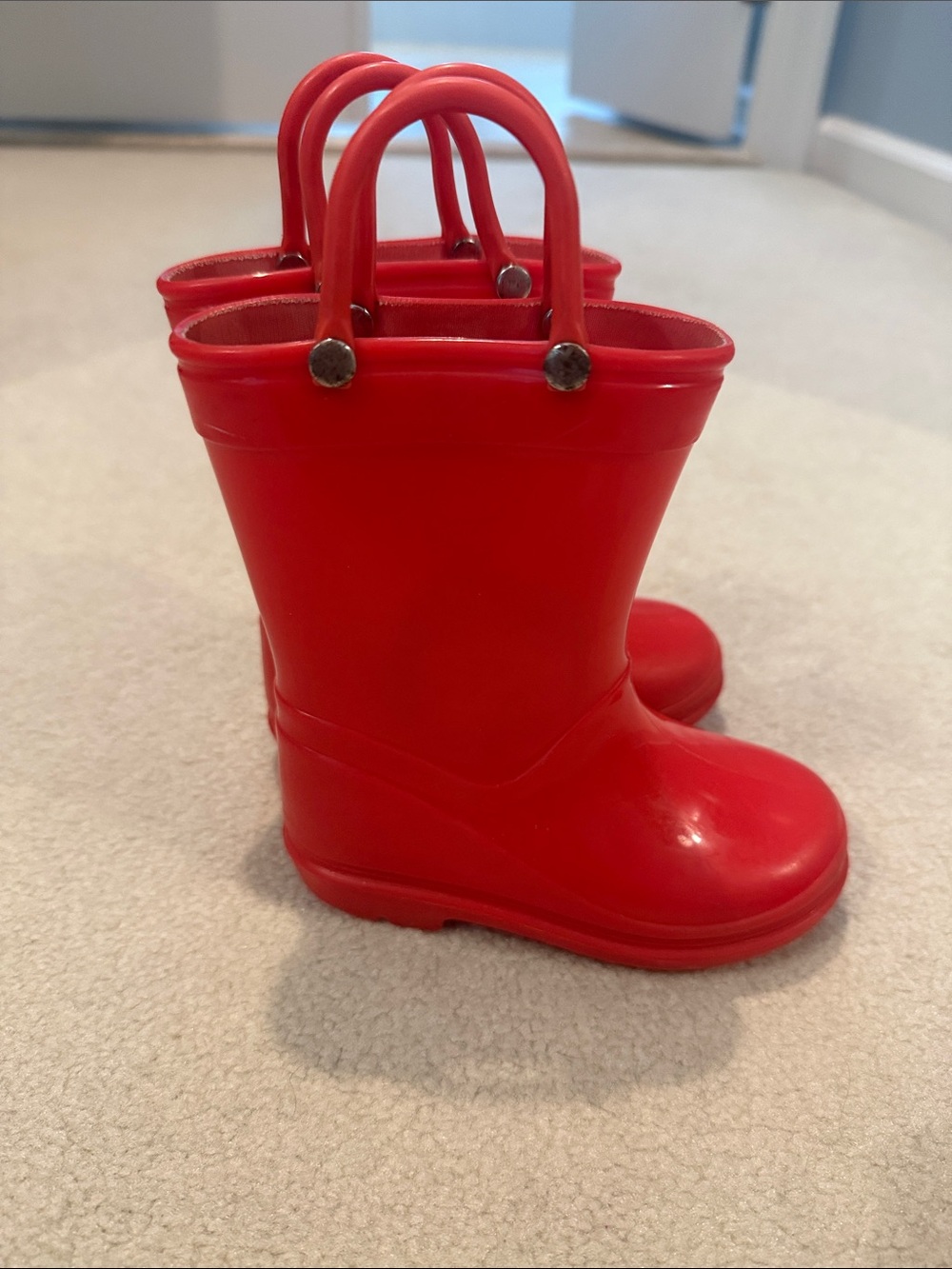 Red Kids Rain Boots